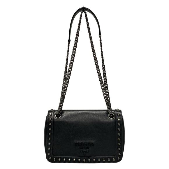 PRADA Logo Shoulder Bag 1BD147 - Picture 1 of 16